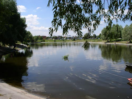 Річка Борщагівка в сучасному вигляді
